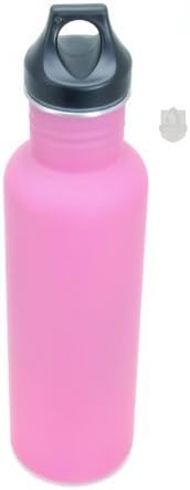Eco-Friendly Wide Mouth 25 oz Stainless Steel Water Bottle - BPA Free, Pink by Together Bottle