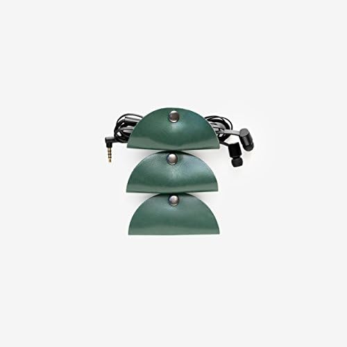 This Is Ground Genuine Leather Cord Taco: Cord Organizer for Tech Accessories โ 100% Real Italian Leather โ Cord Management System For Professionals, Students and Travelers