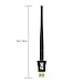 VSHARE Wireless USB Wifi Network Adapters Wi-Fi Dongles Antenna, 600Mbps Dual Band 5.8GHz+2.4GHz with Antenna (L)