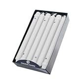 Colonial Candle White Unscented 10 Inch Classic - Box of 12
