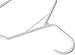 Utopia Home 20-Pack White Plastic Hangers for Clothes - Space Saving Notched Hangers - Durable and Slim - Shoulder Grooves