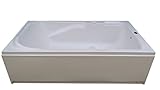 MADONNA Euro Acrylic Bath Tub With Front Panel - White