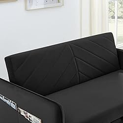 55-inch Loveseat Pull Out Sofabed ,Modern 3 in 1
