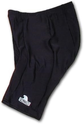 Falconi Vicino Men's Black Cycling Shorts 8-Panel Lycra with Multi-Density Seat Pad