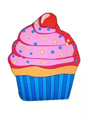 Thick Beach Towel Blanket Round picnic Mat Yoga Mat sand Proofing Mat swim Accessory Pool Microfiber Ice Cream Donut Cup Cake Cookies Wild Animals Camping Set Wall hanging printed cartoon