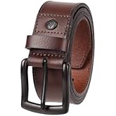 Columbia Men's Leather Belt (Brown, XL(Pant Size 40-42, Belt Size 42-44))