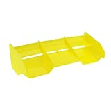 HobbyMarking RC Car 1/8 Off-Road Body Spoiler Hi-Down Force Rear Wing for 1:8 RC Buggy Drift Car Accessories Parts (Yellow)