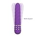 Waterproof Female Multi-Speed Purple Vibrating Dildo with Mini Bullet Vibrator as Bonus
