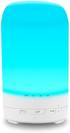 Bbymie Essential Oil Diffuser Ultrasonic Aroma White Humidifier 15hours Cool Mis - 200ml 24 Color Lights