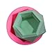 Silicone Mold for Succulent Planter Flower Pot,Gypsum Cement Fleshy Plant Flower Pot Silicone Mould Bonsai,DIY Terraced Fields Muti-Meat Flower Planter Mould (Diamond Mold)