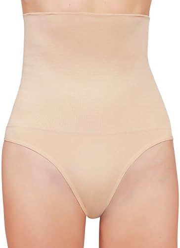 Smart Fit Me Women's High Waisted Thong Shapewear Tummy Control Panties