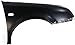 CPP Front Passenger Side Primed Fender Replacement for 1999-2005 Volkswagen Jetta