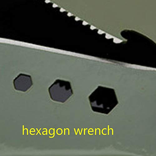 wedigout Portable Heavy-Duty Military Style Shovel with Hardwood Handle for Digging Gardening Tool Metal Detector Accessories Reinforced Steel Made