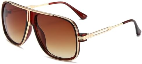 NEW TOMS unisex - hudson gradient sunglasses in gold/ brown Toms Hudson Shiny Gold Brown Gradient Sunglasses 10016149  main image 2