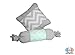 GEENNY Boutique Baby 13 Piece Crib Bedding Set, Soft Mint Green/Gray Chevron