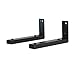 B-Tech Center Channel Speaker Adjustable Arm Wall Mount, Black (BT15 Black)