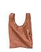 BAGGU Standard Reusable Shopping Bag, Eco-friendly Ripstop Nylon Foldable Grocery Tote, Terracotta