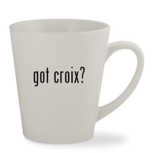 got croix? - 12oz White Sturdy Ceramic Latte Cup Mug