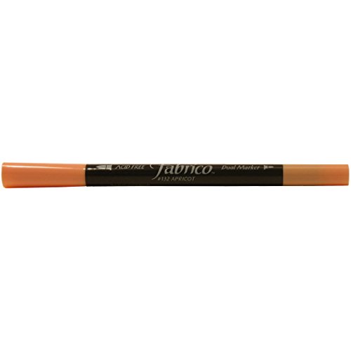 Tsukineko Dual-Ended Fabrico Marker Color-Fast, Apricot