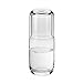 Household Essentials KROSNO Handmade Quench Bedside Water Carafe Set, 16 oz, Clear