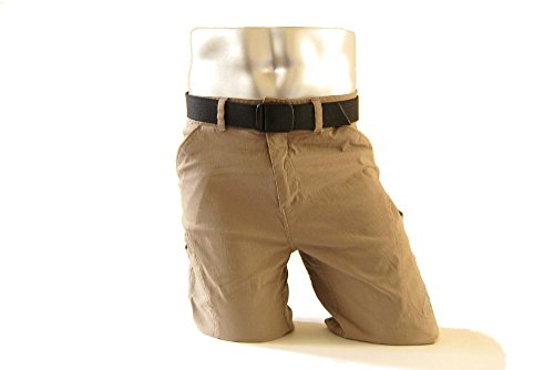 BETTA Mens Elastic Stretch Belt (3XL, Black)