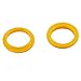 RECAPS 10PCS 20mm Silicone Replacement Ring Yellow Color Compatible with Nespresso Stainless Steel Plastic Refillable Reusable Capsule
