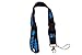Black & Blue Logo Keychain Key Chain Black Lanyard Clip with Webbing Strap Quick Release Buckle (PCK-035