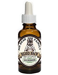 Mr Bear Family Beard Brew - 1oz (30ml) - Choose from the following Scents: Citrus, Woodland or Wilderness - Shipped from United Kingdom (Wilderness)