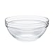 brinware 2 Piece Glass and Silicone Suction Bowls, Blue Green