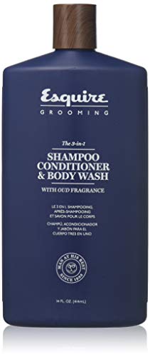 Esquire 3-in-1 Shampoo Conditioner & Body Wash 14 Oz.