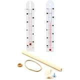 Economy Sling Psychrometer Kit Containing 1 Dry Bulb and 1 Wet Bulb Thermometer
