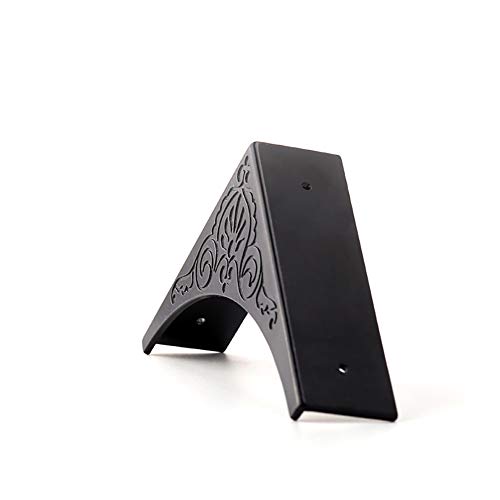 ROOS-Antique-Zinc-Alloy-Box-Corner-Protector-Edge-Safety-Guard-Cabinet-Furniture-Corner-Bumpers-Pack-of-4-Black