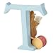 Enesco Beatrix Potter Alphabet Collection Letter T The Tailor Gloucester Figurine, 2.83 Inch, Multicolor