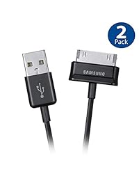 Samsung - Cable de datos USB para Samsung Galaxy Note, Galaxy Tab 2 y Galaxy Tab (ECC1DP0UBEG) (2 unidades)