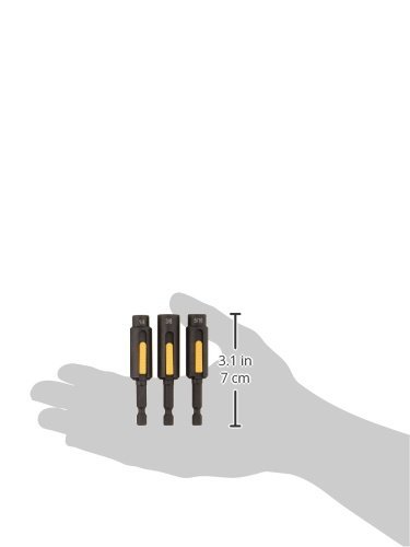 DEWALT DWA2240IR 3-Piece IMPACT READY Cleanable Nutsetter