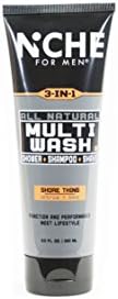 Men's All Natural 3-In-1 Multi-Wash: Shower, shampoo, shave gel, Shore thing - Citrus + Lime scent, 8.5 fl oz