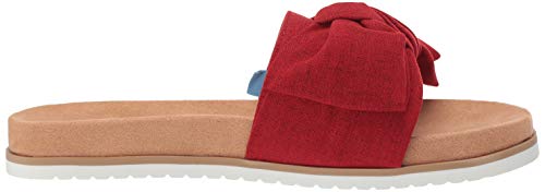 toms red paradise slide sandals