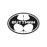 Buttman Oval Sticker Decal