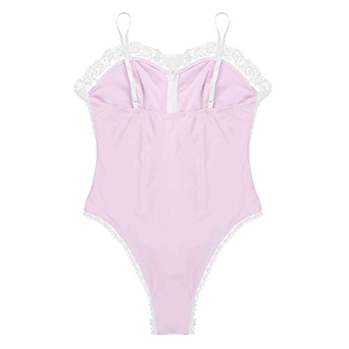 Men's Glossy Lingerie Set Sissy Nightwear Underwear G-String Sexy Shiny Erotic