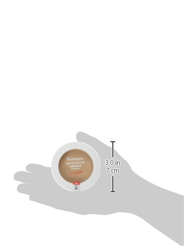 NEUTROGENA SKINCLEARING MINERAL ACNE-CONCEALING PRESSED POWDER COMPACT, SHINE-FREE & OIL-ABSORBING MAKEUP WITH SALICYLIC ACID TO COVER, TREAT & PREVENT BREAKOUTS, SOFT BEIGE 50, .38 OZ