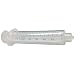 Plastic Syringe, Luer Lock, 10 mL, PK 100