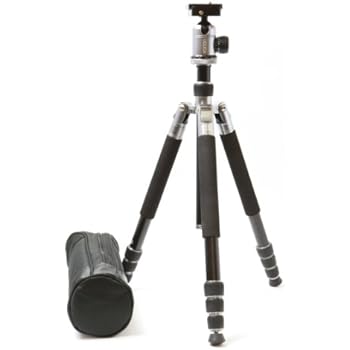 Dolica LX600B502DS Ultra Premium Professional 60-Inch Lightweight Aluminum Alloy Tripod (Black)