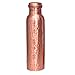 Copper Splash-Copper Water Bottle Hammered-Large-Leak Proof Ayurvedic Pure Copper Vessel for drinking water-Enjoy the Ayurvedic Health Benefits-Holds 30oz