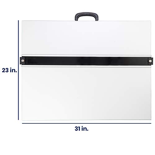 Pacific Arc Drafting Board, Portable Drafting Table With Parallel Bar