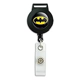 Batman Classic Bat Shield Logo Lanyard Retractable