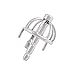 TERNENCE Stainless Steel Male Chastity Device Accessories 8mm tubing (Silvery Y13)
