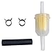 PLDDE New 1pc High Performance DC 12V Electric Gas Intank EFI Fuel Pump Assembly Connector+Filter/Strainer+Clamps+Rubber Hose Compatible with Mule 1000 2500 2510 2520 3000 3010 3020
