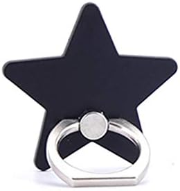 Y56 2 Pack Universal Cell Phone Finger Stand Ring Holder - Cute Pentagram Star 360 Degree Rotating Phone Holder Metal Loop Hand Grip Mount Smartphone Kickstand for All Phones …