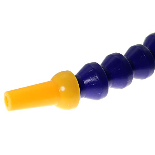 Magic&shell Coolant Pipe 2PCS G1/2 Thread Round Nozzle Flexible Water Oil Coolant Plastic Pipe Hose 11.81 Inch - Thumbnail 4