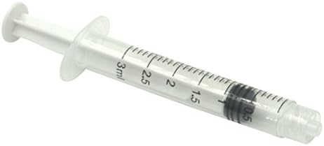 3ml Syringe Sterile with Luer Lock Tip - 100 Syringes by Science Purchase (No needle) Individually Sealed